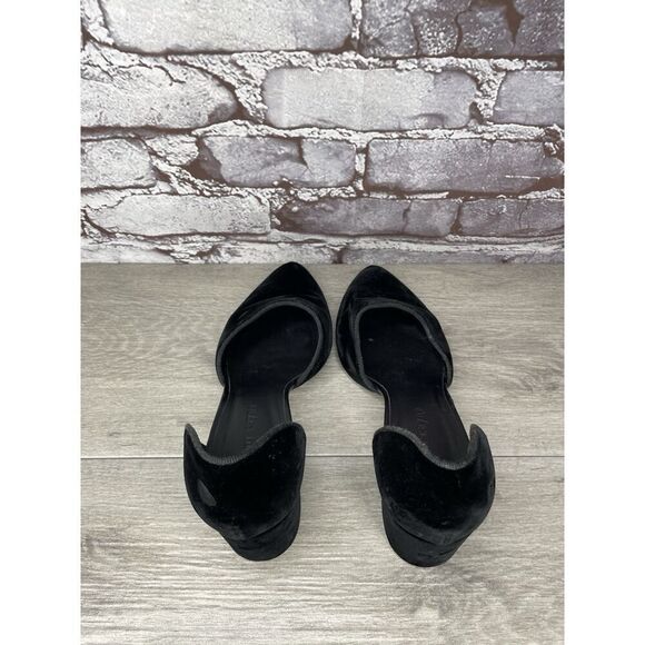 JENNI KAYNE Black Velvet D’ Orsay Block Heel Pointed Shoes Women Sz 39.5EU/9M US - Picture 13 of 16